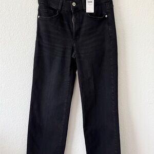 J. Jill Black Straight-Leg Jeans